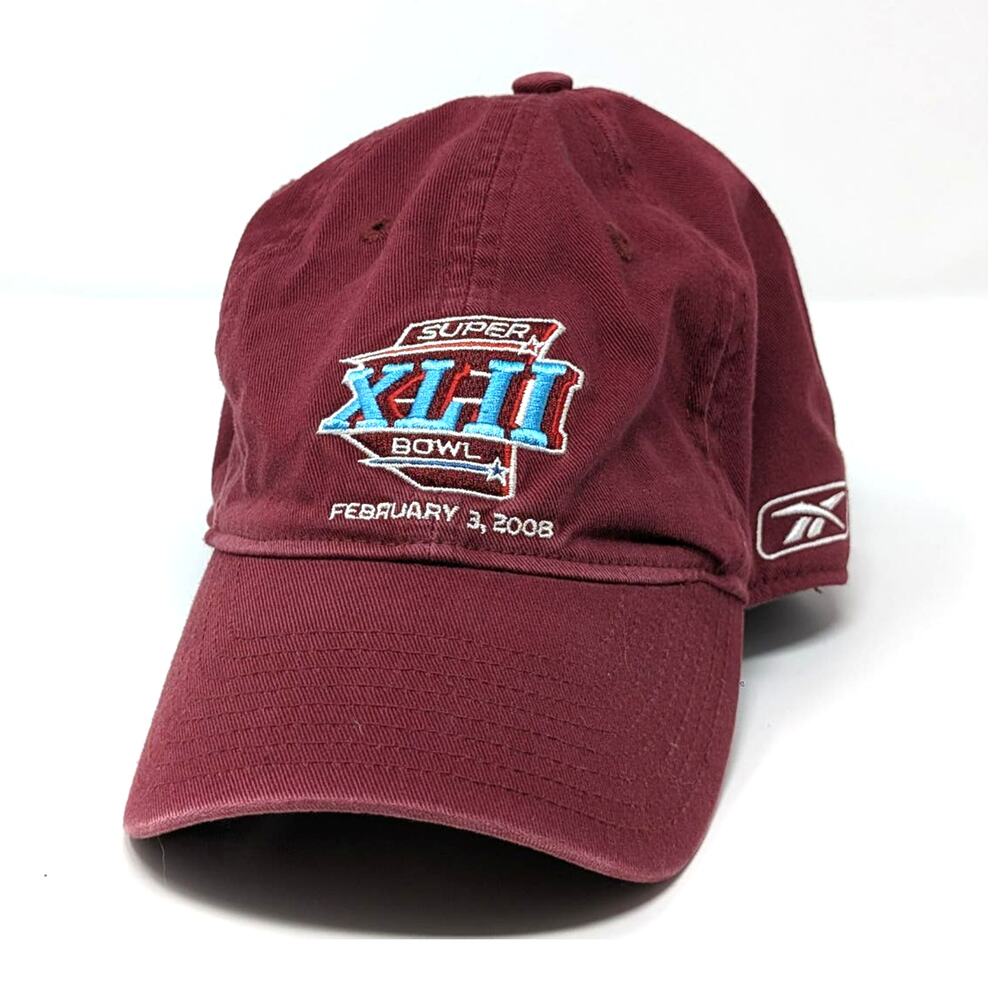 NFL Reebok Super Bowl XLII Baseball Cap Dad‎ Hat